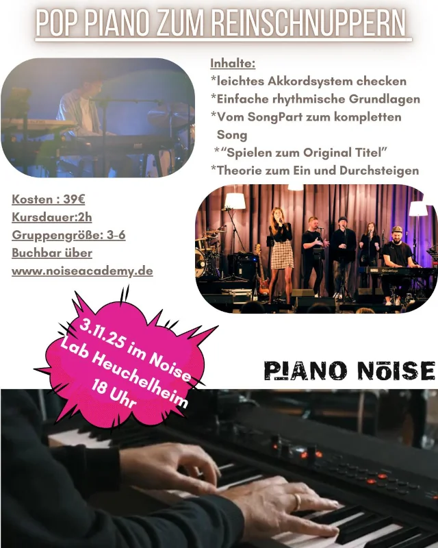 Pop Piano zum Reinschnuppern
